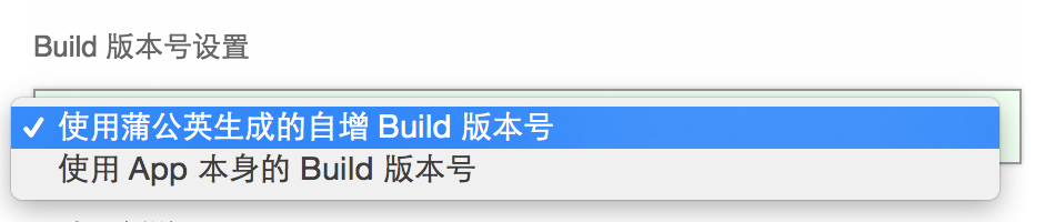 Build版本號設置